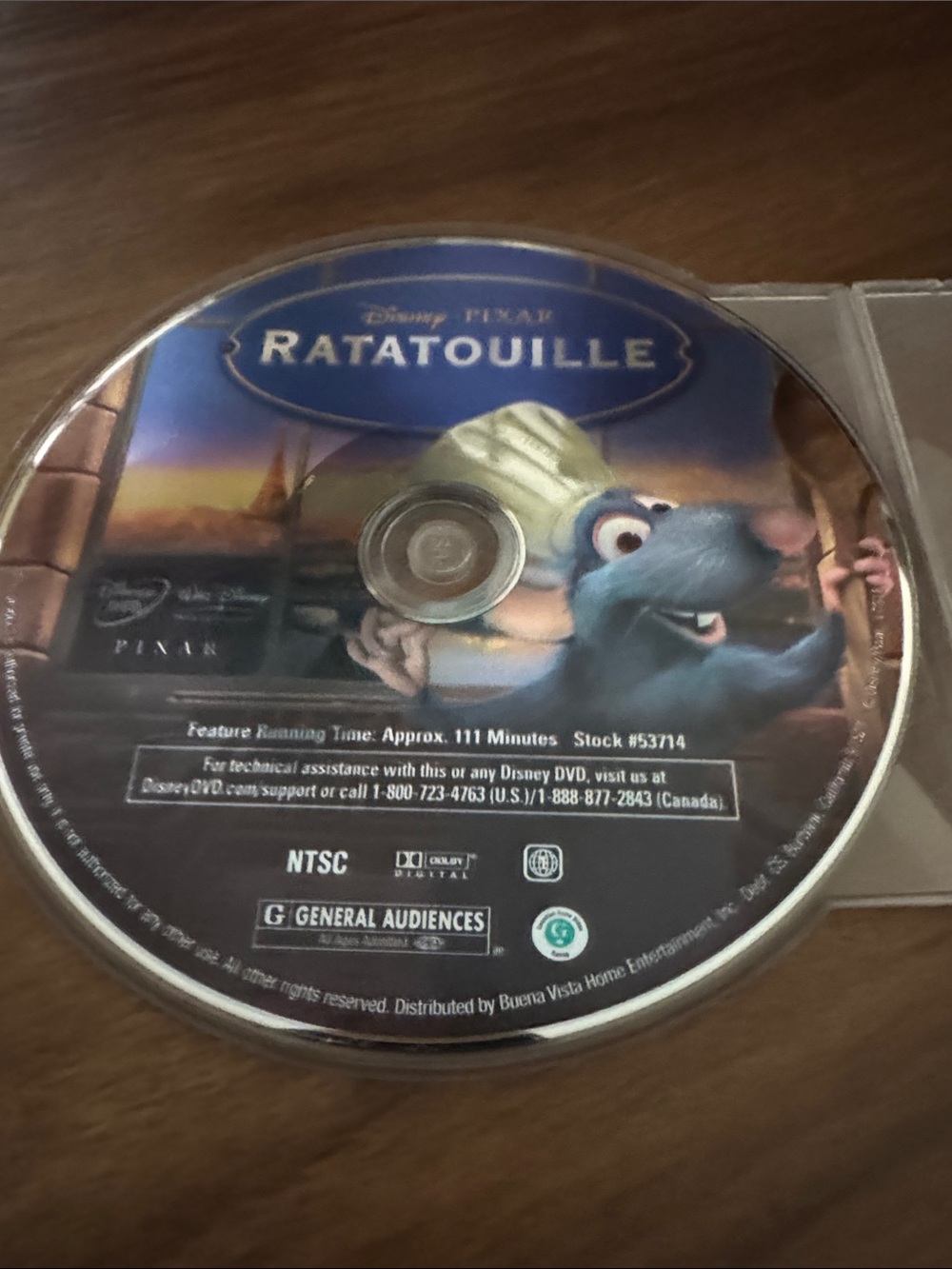 Ratatouille DVD - Blue